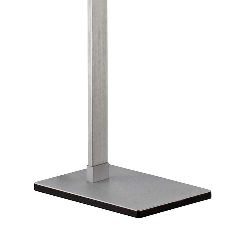 Image 5 Possini Euro Bentley Adjustable Arm Aluminum LED Task Floor Lamp more views