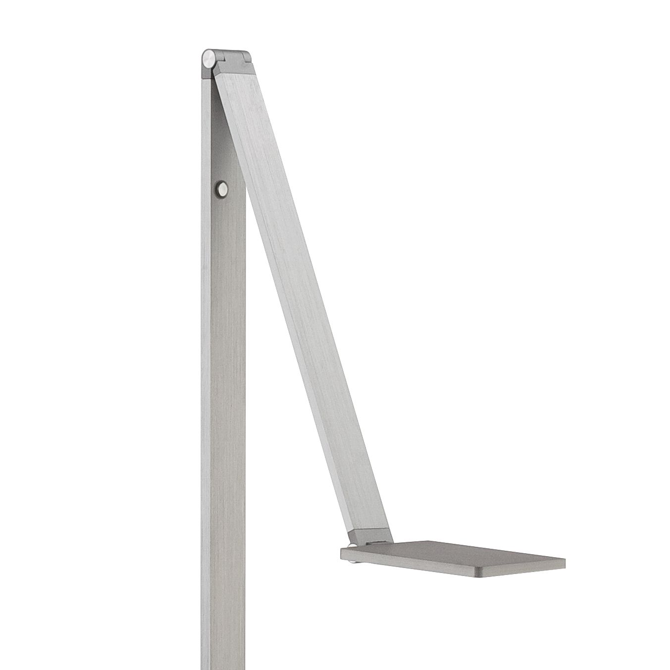 possini euro bentley aluminum led task floor lamp