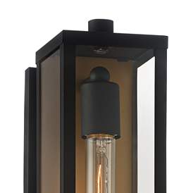 Image3 of Possini Euro Berk 16" High Black and Gold Modern Wall Sconce more views