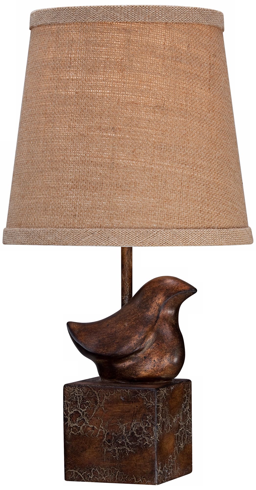 Image 2 Possini Euro Bird Moderne 15 1/2" Crackle Finish Small Accent Lamp