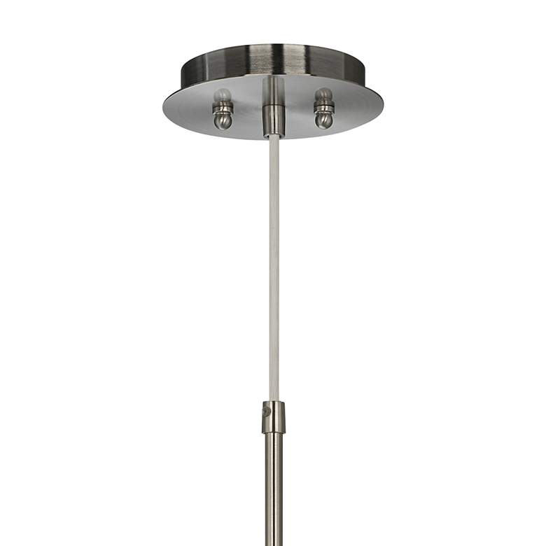 Image 4 Possini Euro Black Faux Silk Shade 7" Wide Mini Pendant Light more views