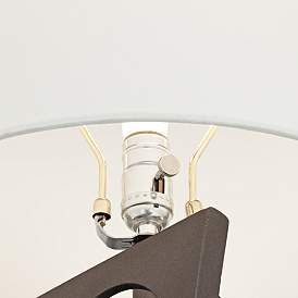 Image5 of Possini Euro Blackwell 29 1/2" High Cast Iron Table Lamp more views