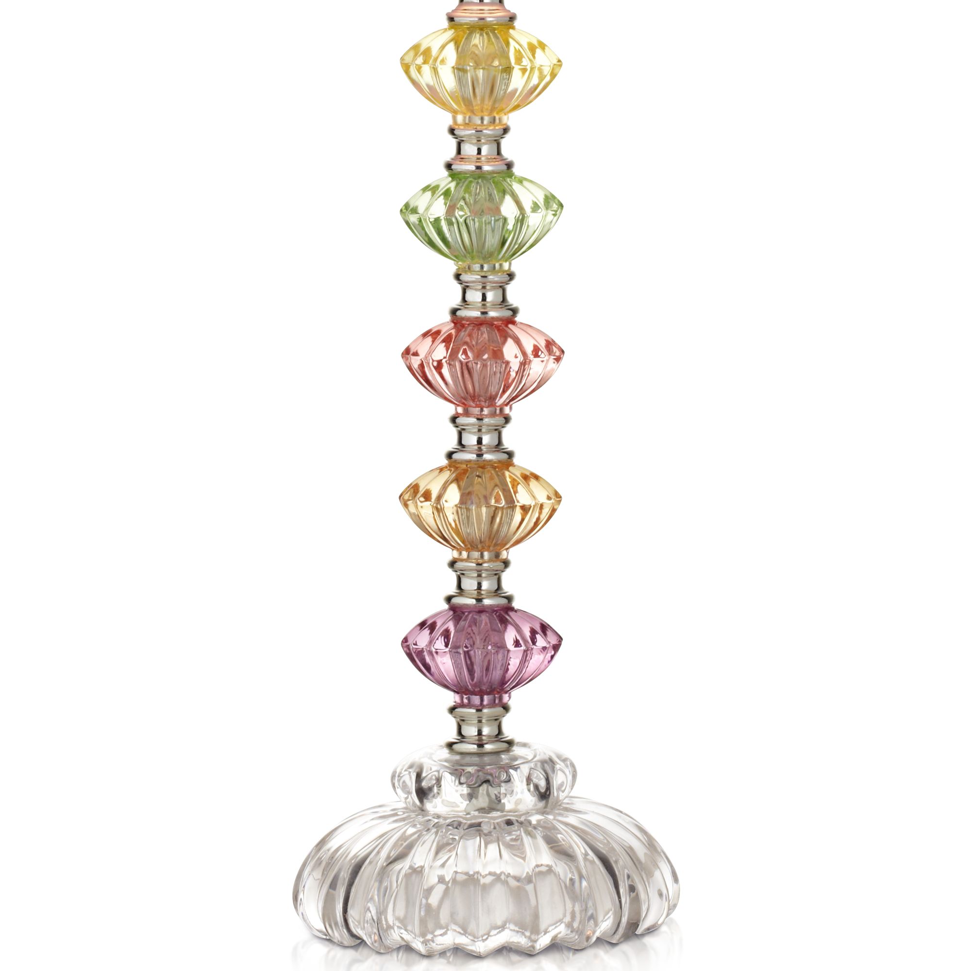 Image 4 Possini Euro Bohemian Orchid 21" High Stacked Glass Lamps Set of 2 more views