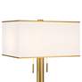 3_Possini Euro Bolivar 72" Oversized 2-Light Warm Gold Floor Lamp more views