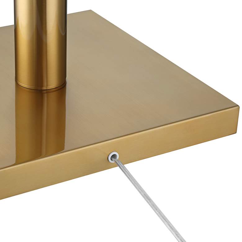 Image 6 Possini Euro Bolivar 72" Oversized 2-Light Warm Gold Floor Lamp more views