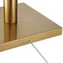 6_Possini Euro Bolivar 72" Oversized 2-Light Warm Gold Floor Lamp more views
