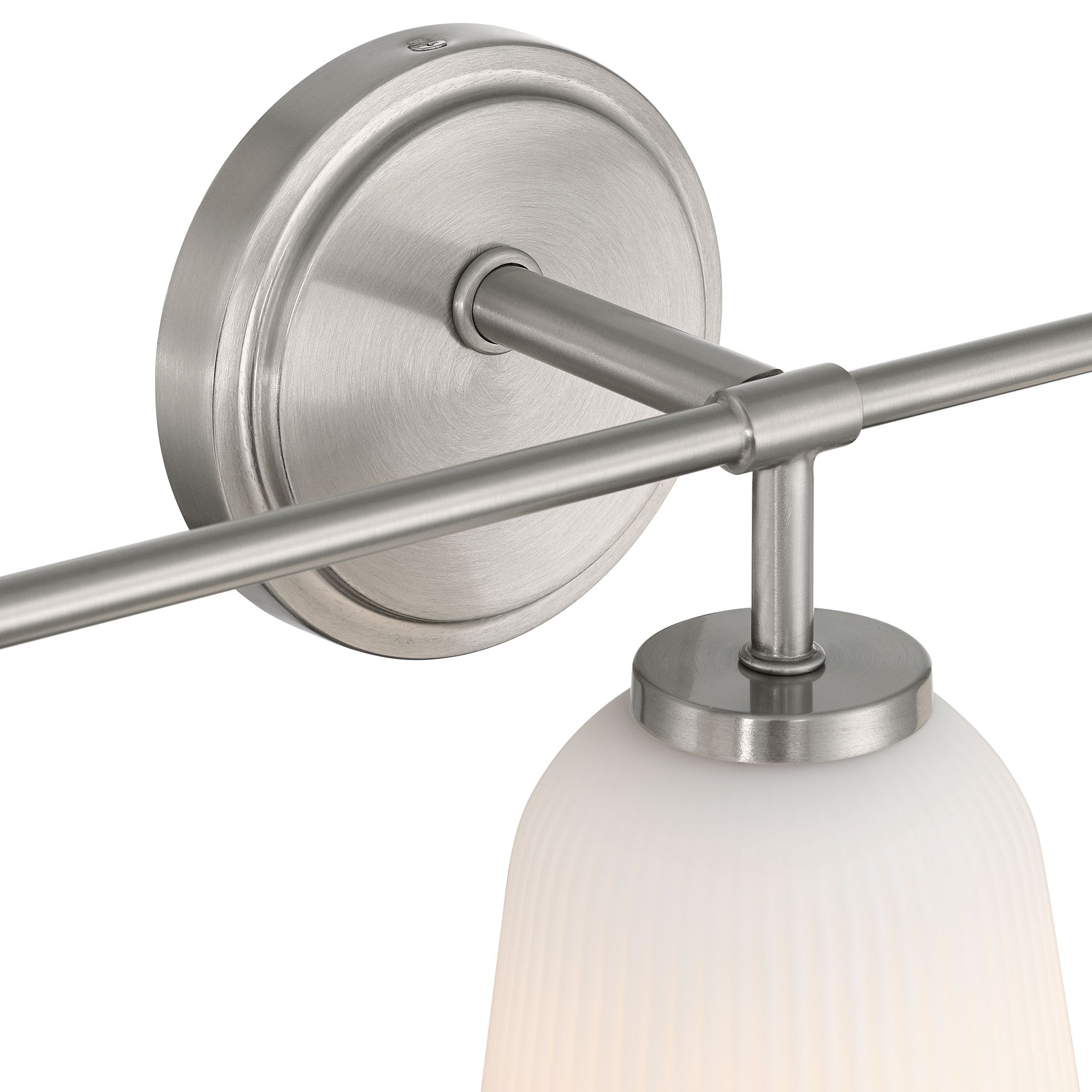 Image 4 Possini Euro Bouchard 24"W Brushed Nickel 3-Light Bath Vanity Light more views