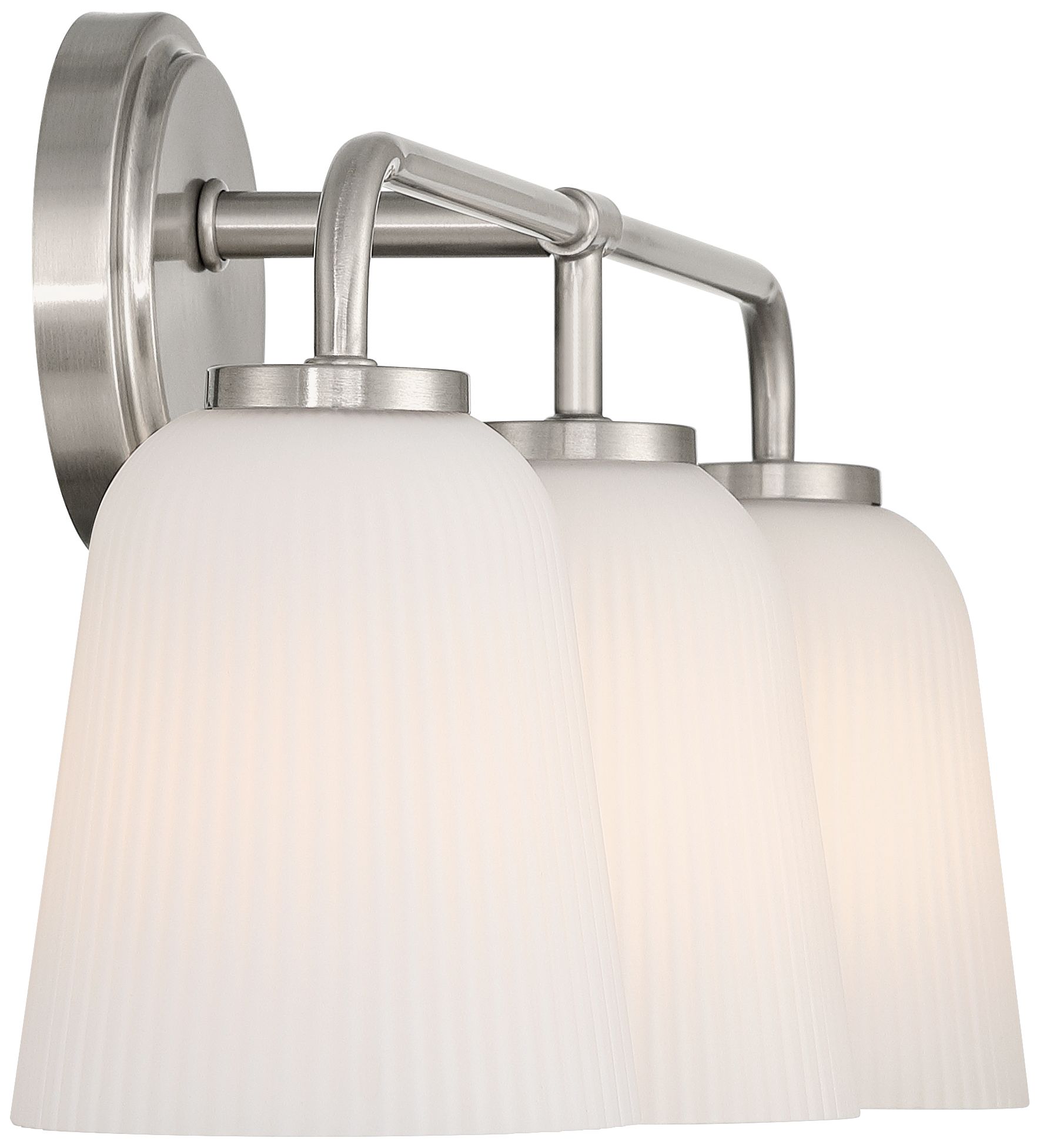 Possini Euro Bouchard 24"W Brushed Nickel 3-Light Bath Vanity Light