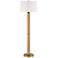 Possini Euro Boulevard 64 1/2" High Modern Warm Gold Floor Lamp