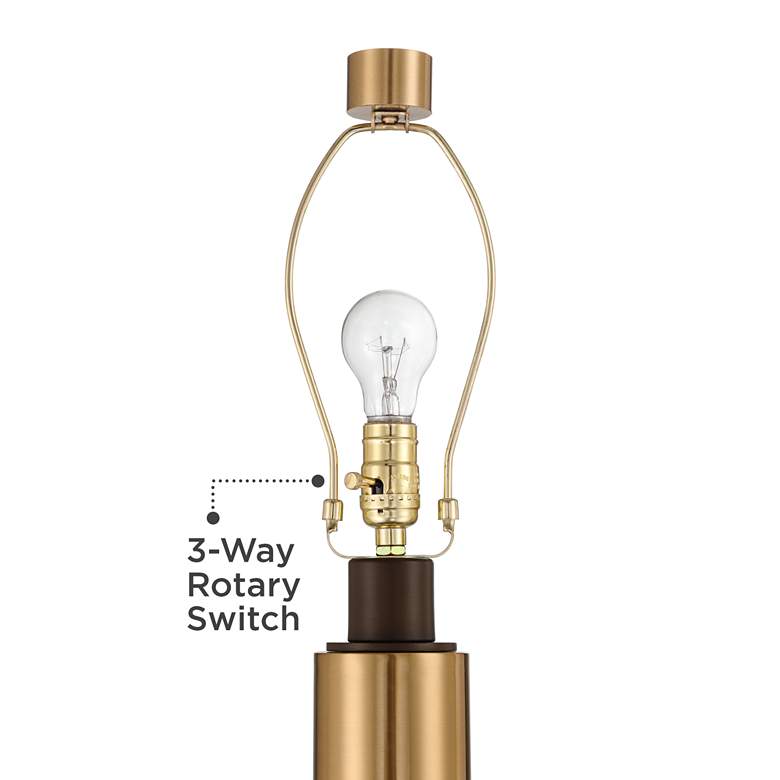 Image 6 Possini Euro Boulevard 64 1/2" High Modern Warm Gold Floor Lamp more views