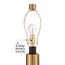 6_Possini Euro Boulevard 64 1/2" High Modern Warm Gold Floor Lamp more views
