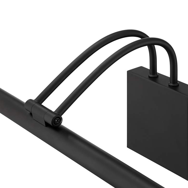 Image 4 Possini Euro Bourdain 17" Wide Black LED Picture Light more views