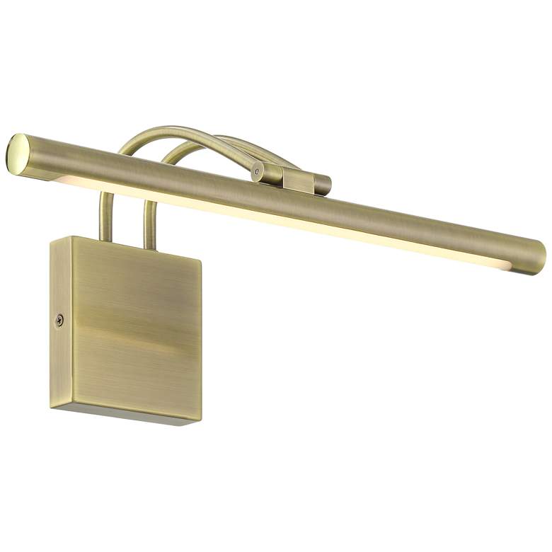 Image 6 Possini Euro Bourdain 17" Wide Light Brass LED Picture Light more views