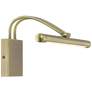7_Possini Euro Bourdain 17" Wide Light Brass LED Picture Light more views