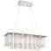 Possini Euro Boyne 29 3/4" Chrome and Crystal LED Kitchen Pendant