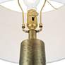 5_Possini Euro Bradley 27" High Marble and Brass Modern Table Lamp more views