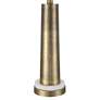 7_Possini Euro Bradley 27" High Marble and Brass Modern Table Lamp more views