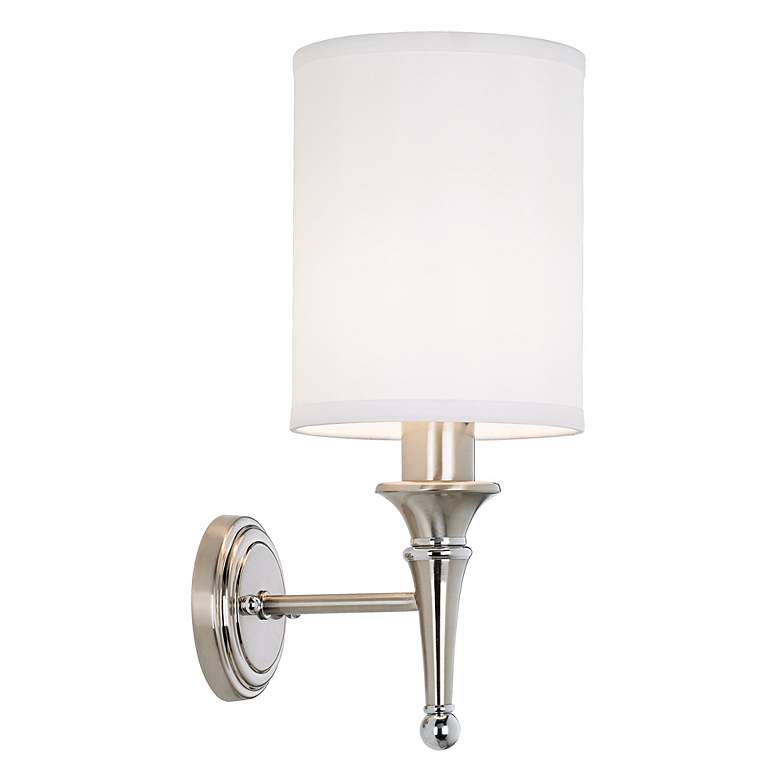 Possini Euro Braidy Brushed Nickel Plug-In Wall Sconce more views