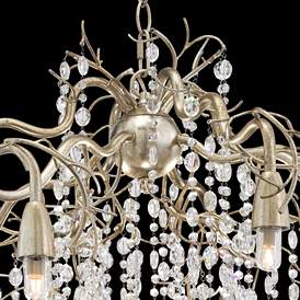 Image4 of Possini Euro Branches 31" Wide Silver Champagne Chandelier more views