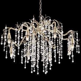 Image5 of Possini Euro Branches 31" Wide Silver Champagne Chandelier more views