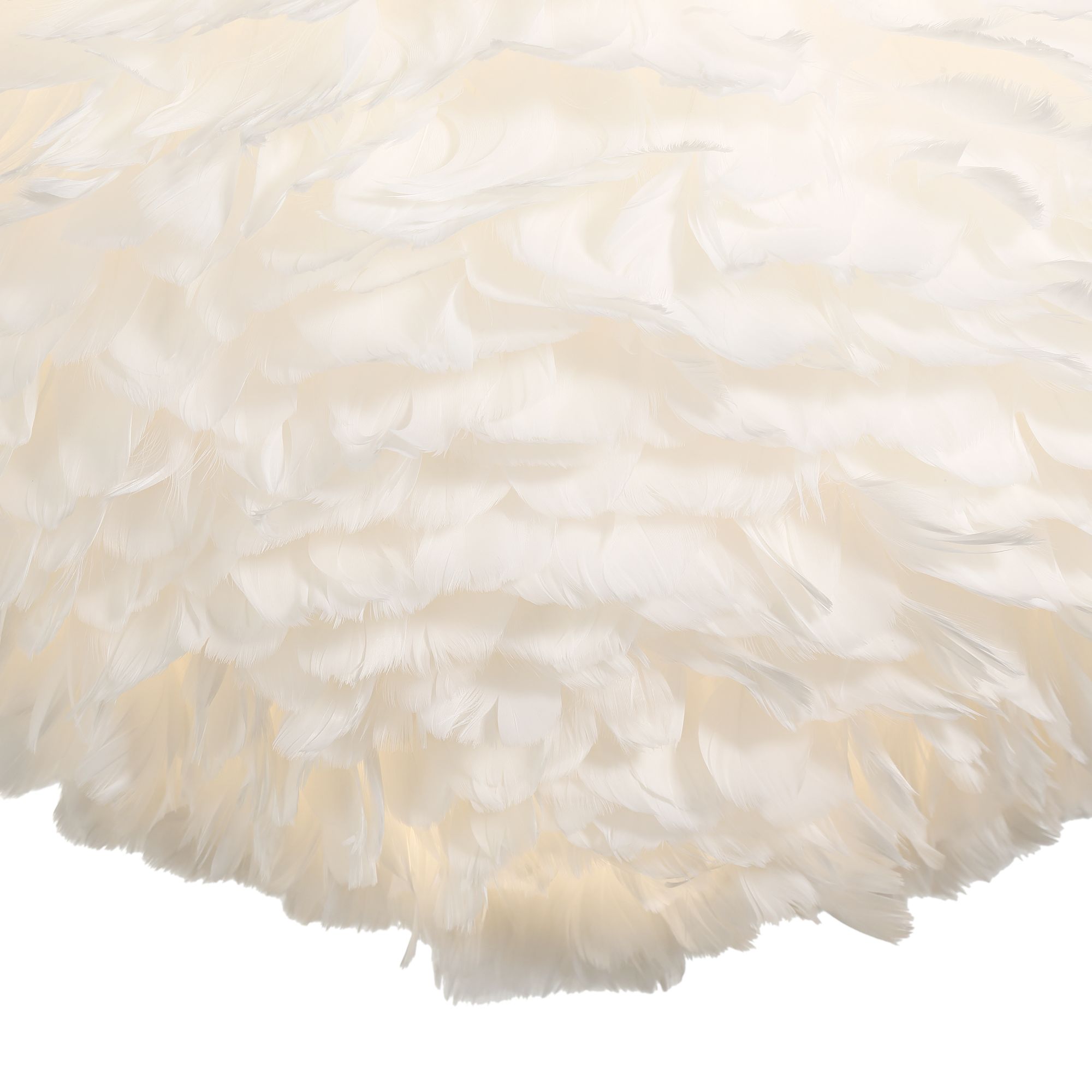 Image 5 Possini Euro Branta 20 1/2"W White Goose Feather Modern Pendant Light more views