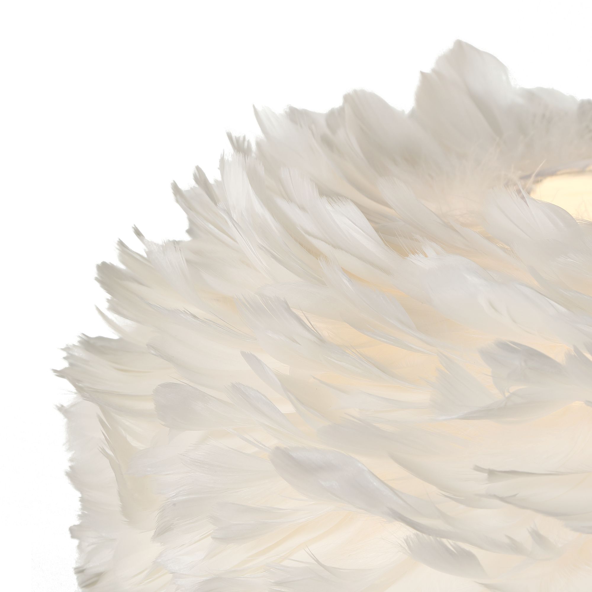 Image 6 Possini Euro Branta 20 1/2"W White Goose Feather Modern Pendant Light more views