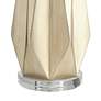 Possini Euro Bravo 28" Modern Champagne Gold Geometric Table Lamp