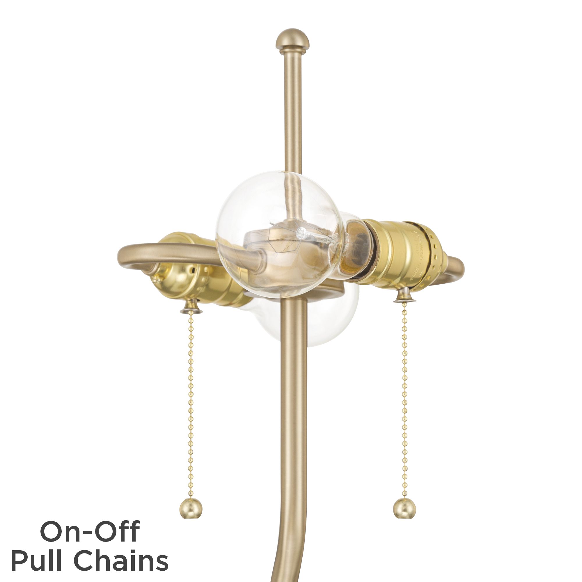 Image 5 Possini Euro Brella 24 1/4"H Gold Rattan 2-Light Lamp Set with Dimmer more views