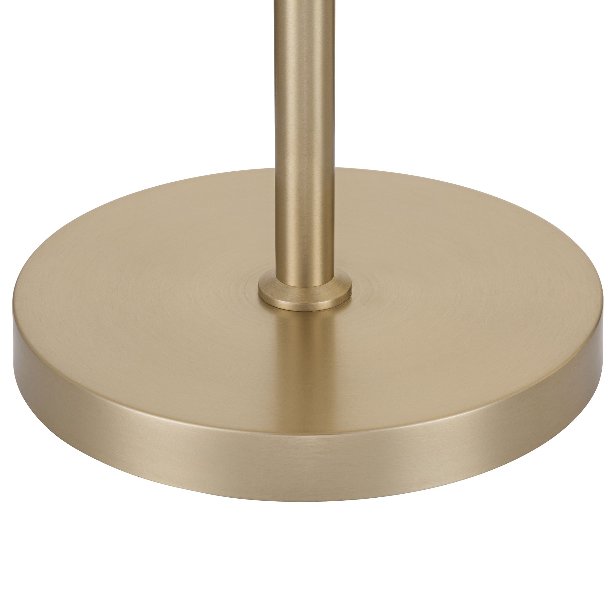 Image 5 Possini Euro Brella 58"H Gold Rattan 2-Light Pull-Chain Floor Lamp more views