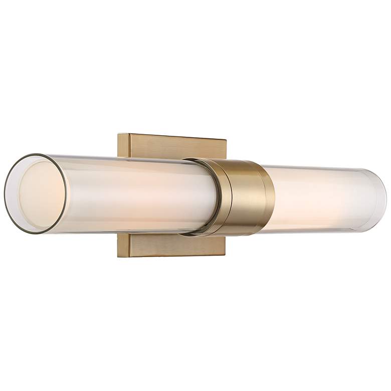 Image 6 Possini Euro Brianna 23 1/2" Wide Brass 2-Light Bath Light more views