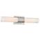 Possini Euro Brianna 23 1/2" Wide Brushed Nickel Bath Light