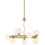 Thumbnail3 of Possini Euro Brianna 23" Wide Gold 9-Light Ring Chandelier