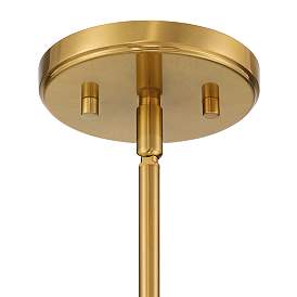 Image4 of Possini Euro Brianna 23" Wide Gold 9-Light Ring Chandelier more views