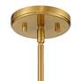 Thumbnail4 of Possini Euro Brianna 23" Wide Gold 9-Light Ring Chandelier more views