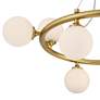 6_Possini Euro Brianna 23" Wide Gold 9-Light Ring Chandelier more views