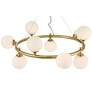 7_Possini Euro Brianna 23" Wide Gold 9-Light Ring Chandelier more views
