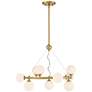 Watch A Video About the Possini Euro Brianna Gold 9 Light Ring Chandelier