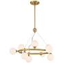 Watch A Video About the Possini Euro Brianna Gold 9 Light Ring Chandelier