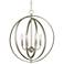 Possini Euro Brockport 20 1/2" Wide Orb Foyer Pendant