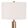 5_Possini Euro Brookline 63" Faux Wood Floor Lamp with LED Side Light more views