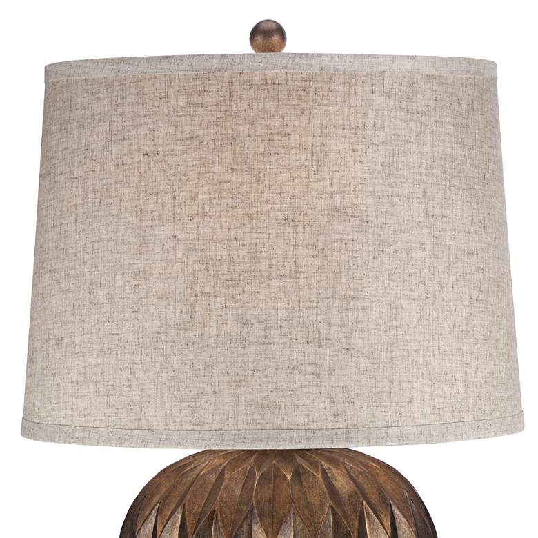 Image 4 Possini Euro Buckhead 28" High Bronze Modern Urn Table Lamps Set of 2 more views