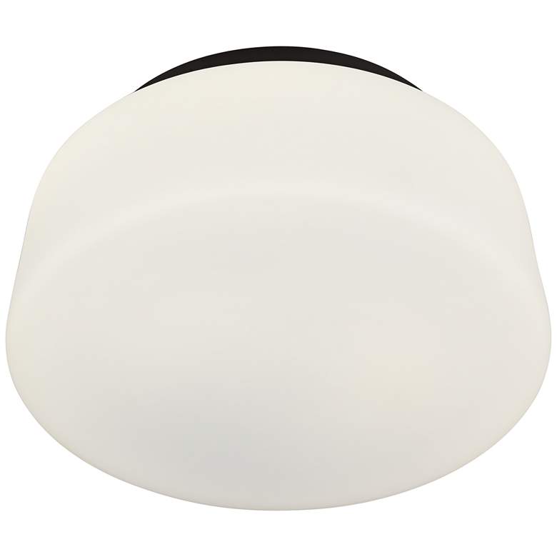 Image 6 Possini Euro Buckley 13" Wide Black Drum Ceiling Light more views