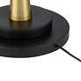 6_Possini Euro Burbank 64" Black and Brass Downbridge Floor Lamp more views