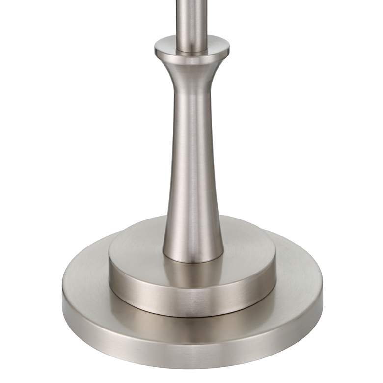 Image 6 Possini Euro Burbank 64" Brushed Nickel Downbridge Floor Lamp more views