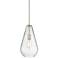 Possini Euro Burgen 8 1/2" Wide Brushed Nickel Mini Pendant