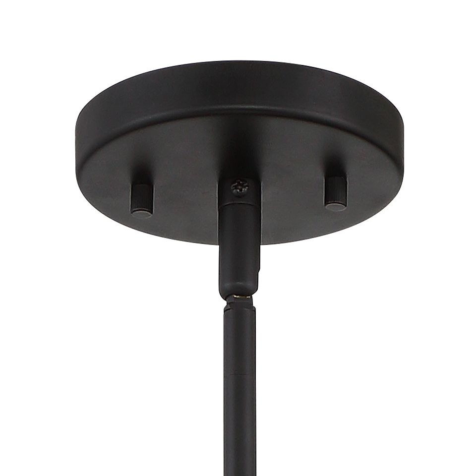 Image 4 Possini Euro Byrd 8" Wide Black Open Square Mini Pendant Light more views