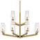 Possini Euro Byzantium 35" Wide Gold 12-Light Modern Luxe Chandelier