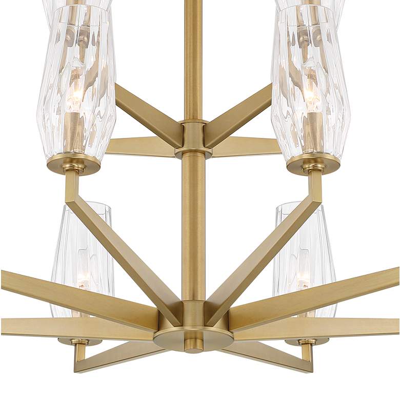 Image 4 Possini Euro Byzantium 35 inch Wide Gold 12-Light Modern Luxe Chandelier more views