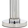 6_Possini Euro Cadence 30" Glass Column Table Lamp with USB Dimmer more views