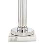 5_Possini Euro Cadence 30" Glass Table Lamp with Square White Riser more views